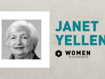 Janet Yellen, the first (?) woman chairman (not chairwoman!) of the FED